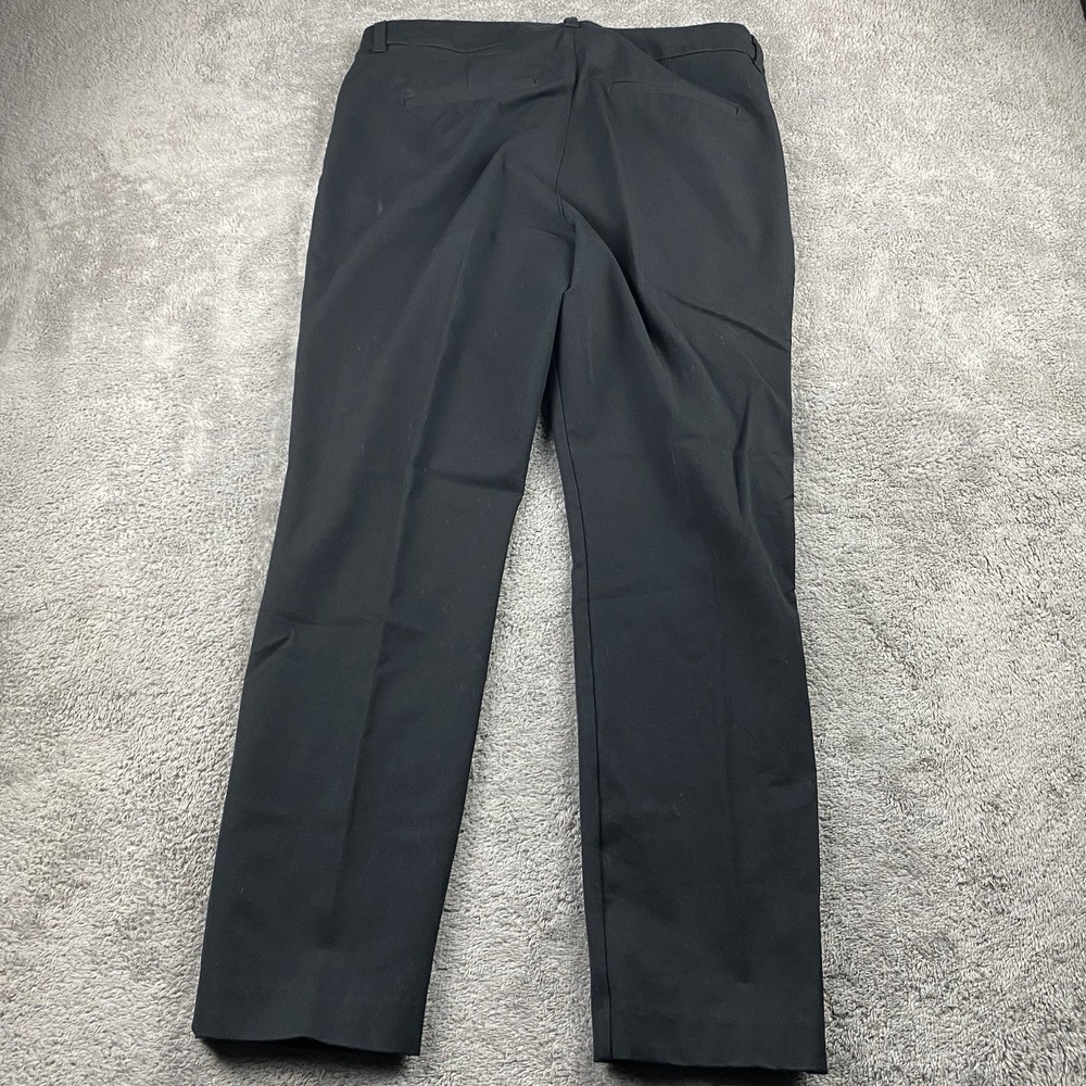 Old Navy Pixie Secret-Smooth Pockets Straight Pants Womens 10 Black High Rise - Picture 10 of 13